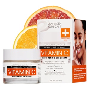 image:imageAdvanced Clinicals Hyaluronic Acid Moisturizer Gel Face Cream WVitamin E  B5  Hydrating amp Vitamin C Face Lotion Hydrates Dry Skin amp Improve Look Of Wrinkles amp Fine Lines 2 Fl OzVitamin C Brightening Face Cream