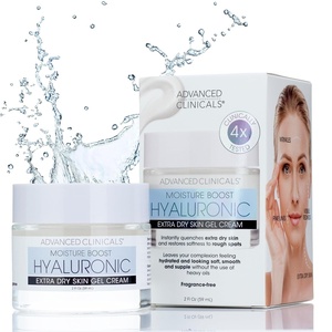 image:imageAdvanced Clinicals Hyaluronic Acid Moisturizer Gel Face Cream WVitamin E  B5  Hydrating amp Vitamin C Face Lotion Hydrates Dry Skin amp Improve Look Of Wrinkles amp Fine Lines 2 Fl OzHyaluronic Acid Facial Cream