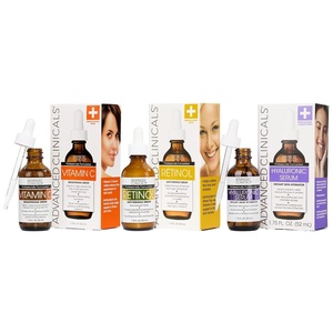 image:imageAdvanced Clinicals Retinol Serum For Face  Hyaluronic Acid Moisturizer  Vitamin C Serum 3PC Skincare Set For Women amp Men  Anti Aging Serums For Brightening Firming amp Hydrating  175 Fl Oz 3pcVitamin C  Retinol  Hyaluronic Acid