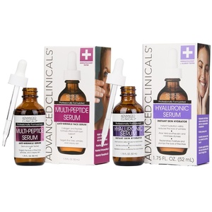 image:imageAdvanced Clinicals Retinol Serum For Face  Hyaluronic Acid Moisturizer  Vitamin C Serum 3PC Skincare Set For Women amp Men  Anti Aging Serums For Brightening Firming amp Hydrating  175 Fl Oz 3pcHyaluronic  Peptide Serum Bundle